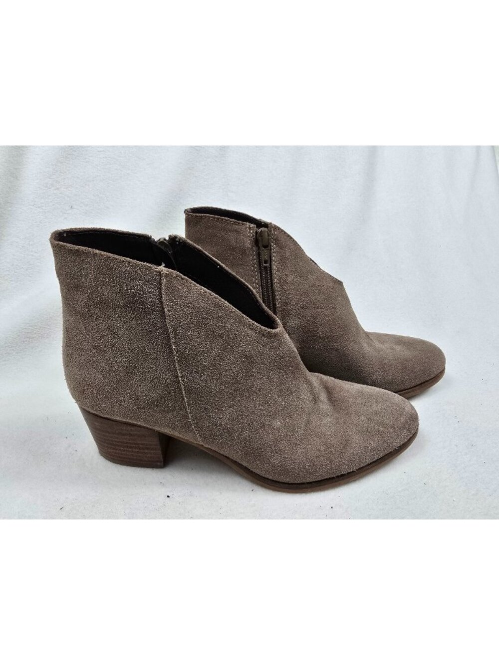 Free People Jeffrey Campbell Womens Size 8 Suede Ankle Boots Block Heel